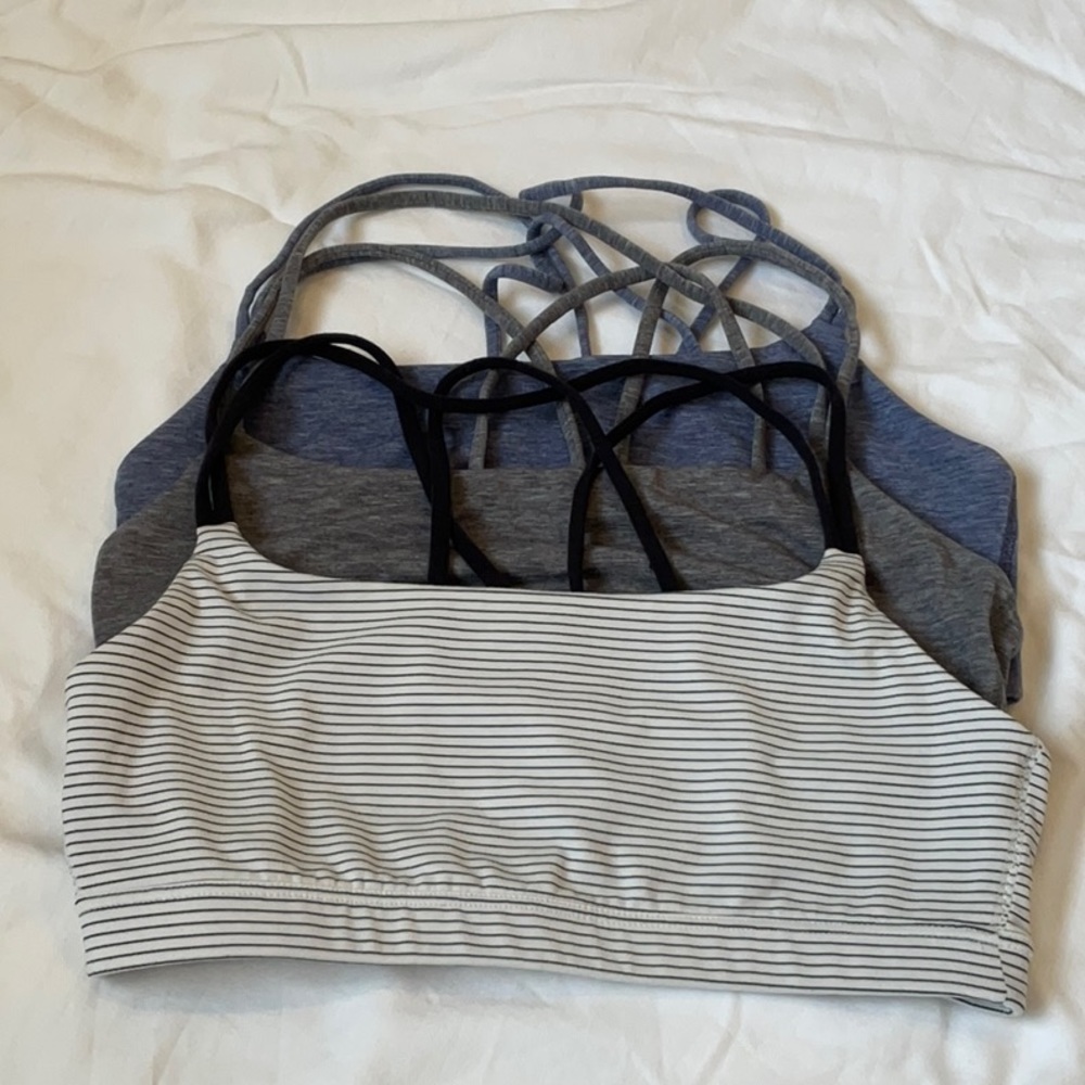 Gap Fit set of 3 low impact sports bras. Size S